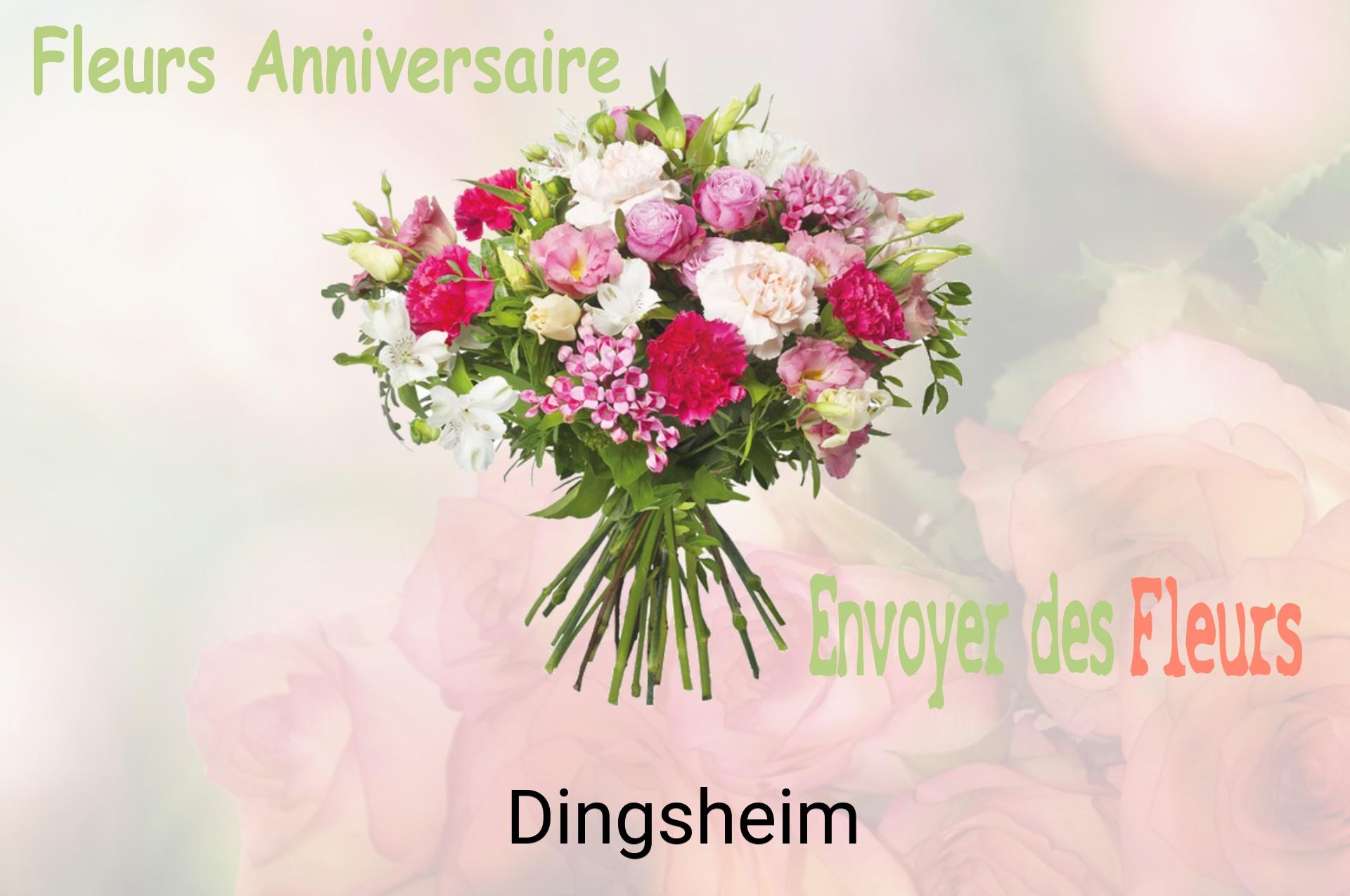 Bouquet de fleurs d’anniversaire livré à Dingsheim